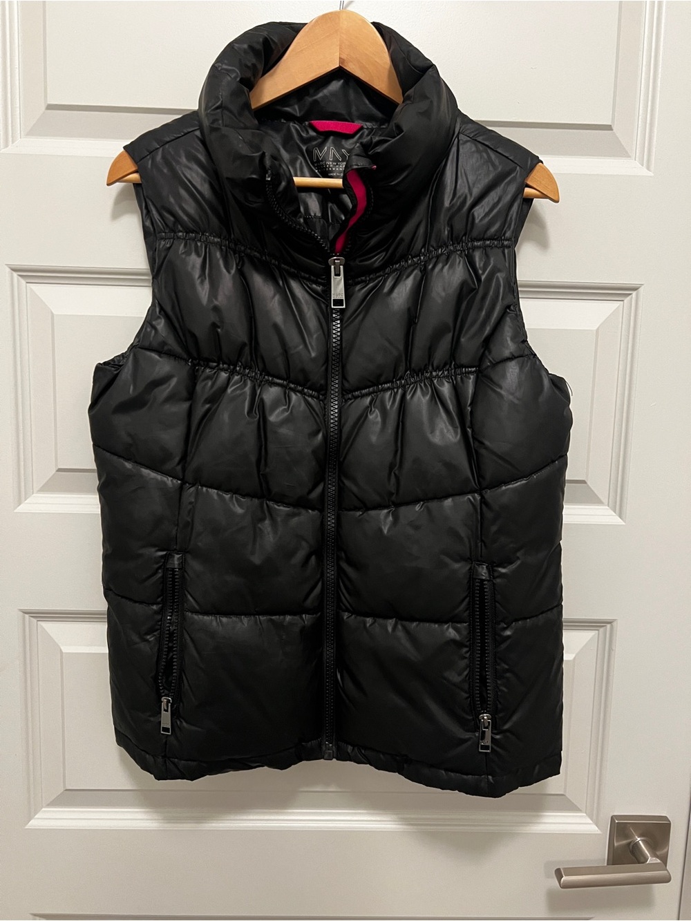 MNY Marc New York Black Quilted Puffer Vest - Lightweight Warmth